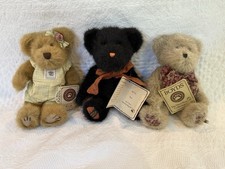 Boyds Bears Lot Of 3 Head Bean & Genyoowine Collections NWT