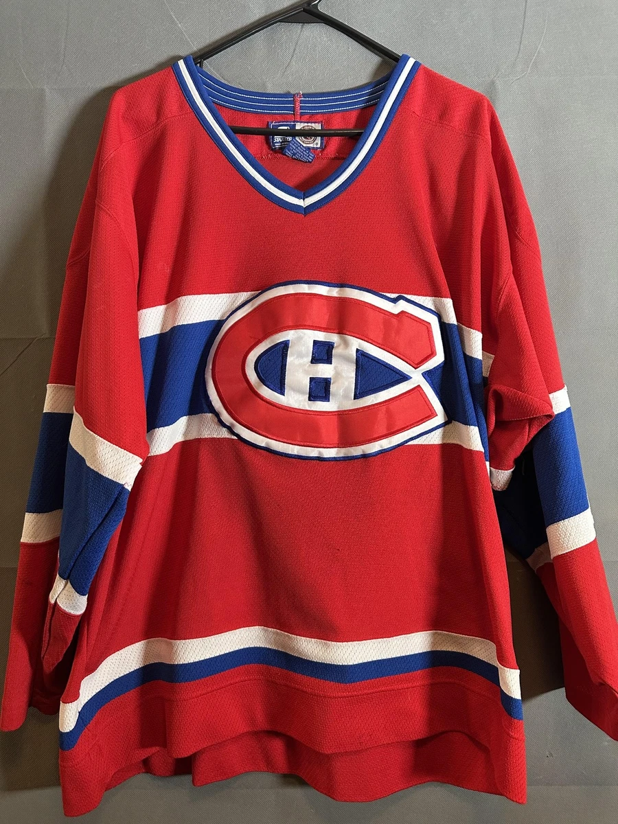 Maillot Hockey Vintage Canadiens Montréal Starter Années 90 - Taille M - Rouge - LNH