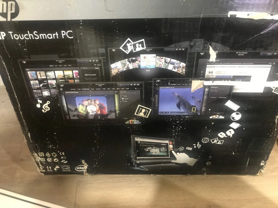 PC HP IQ504 TouchSmart - 2,0 GHz Core 2 Duo, 4 GB RAM, 320 GB HDD, Vista Foto 4 de 4