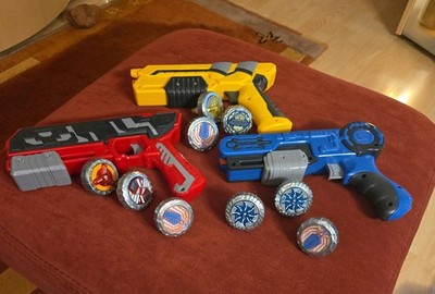 3x Spinner M.A.D. Mega-Blaster mit 9 x Super Power Spinner von Silverlit