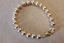 Authentic Disney Mickey Mouse gold Tone Ball Bracelet