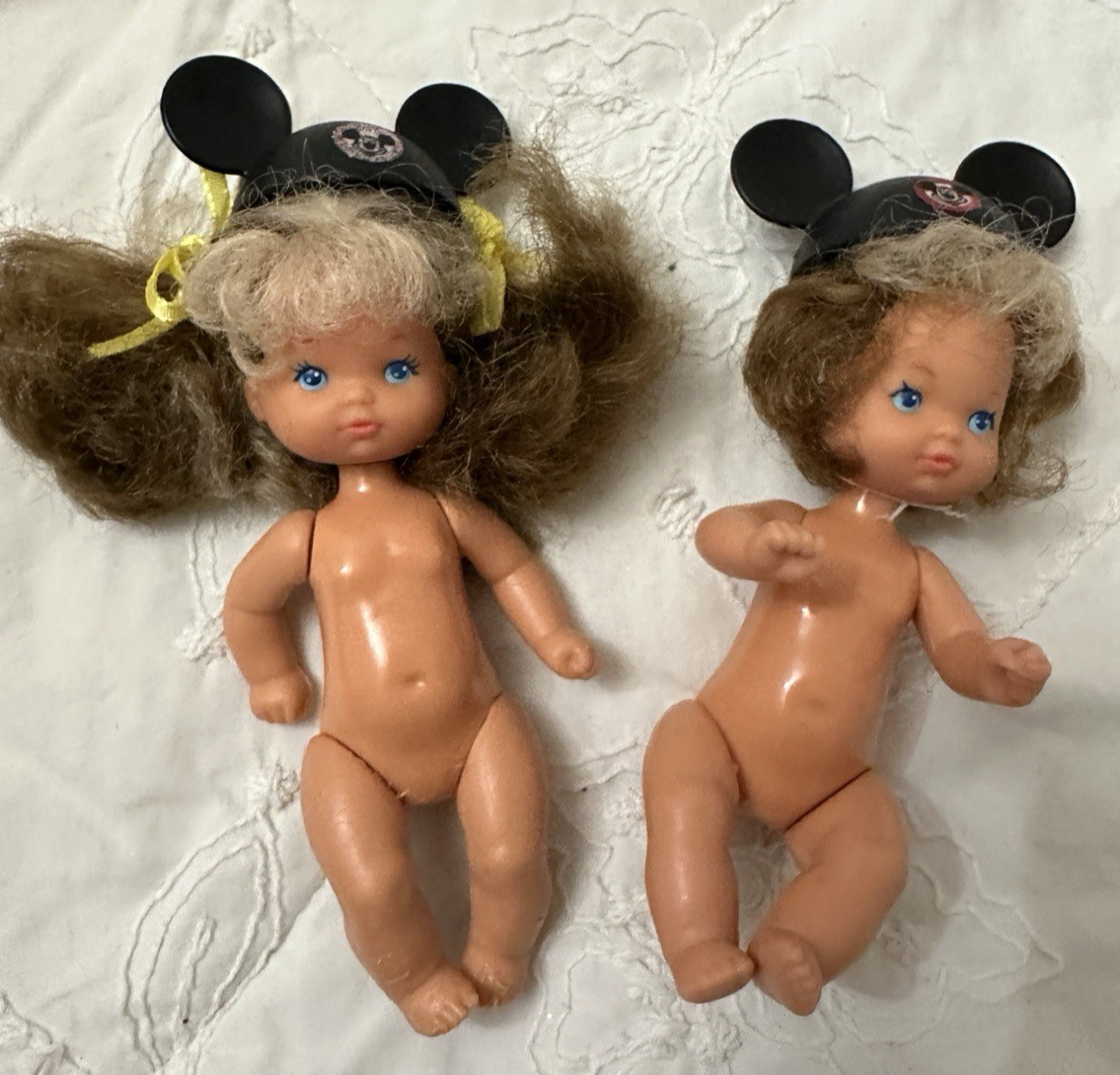 1990年 HEART FAMILY Disney KIDS ON PARADE Heart Family Visits Disneyland & Kids on Parade 6 Dolls