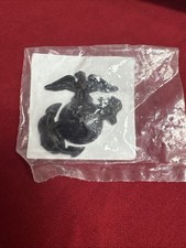 NEW US MARINE CORPS USMC EAGLE GLOBE AND ANCHOR BLACK CAP DEVICE PIN C893