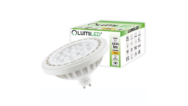 ŻAróWka LED GU10 ES111 15W = 100W 1521Lm 3000K CiepłA 38 Lumiled Lumiled-image