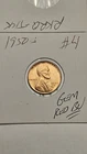 wheat penny 1950S LINCOLN CENT GEM RED BU 1950-S NICE RED UNC LUSTER LOT #4