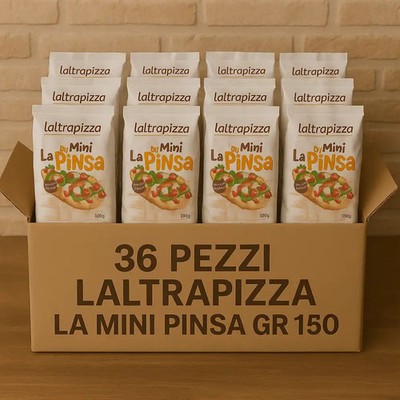 36X Mini Pinsa L'Altrapizza 150g Ready Base Hand Stretch Cooked on Stone