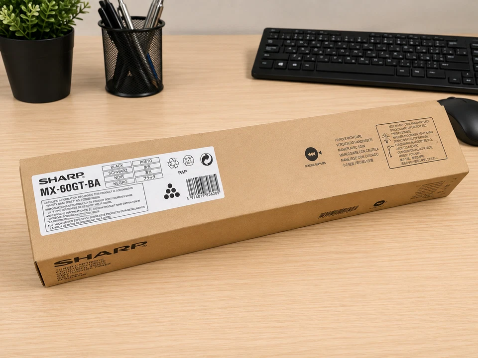 Sharp MX-60GTBA Toner Noir Original – MX3050 MX3070 MX3570 MX4070 – Neuf - Photo 1/1