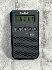Sangean DT-800BK AM / FM / NOAA Weather Alert Rechargeable Pocket Radio Receiver