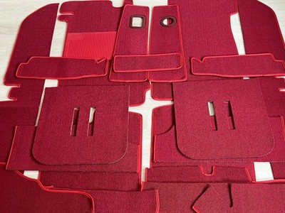 NEW  Carpet set for Mercedes W113 Pagode 230sl 250sl 280sl Red Loop Carpet Kit