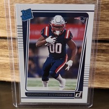 2021 Panini Donruss Rated Rookie Rhamondre Stevenson #286 Patriots Football Card