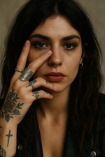 Handmade Italian 800 Silver Spoon Ring Vintage Muravera Argento Jewellery Gift