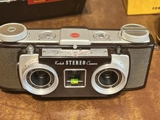 Vintage Kodak Stereo Camera With Cases Boxes Manual