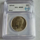 1976-S Kennedy Half Dollar Silver ICG MS68 San Francisco Bicentennial