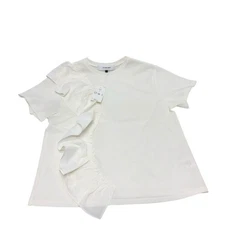 LE CIEL BLEU 26A62102 Taffeta Combo Jersey Top Tops Apparel Unused