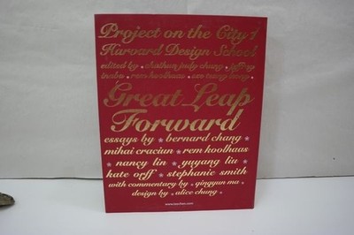 Great Leap Forward: Harvard Design School Project on the City