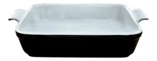 13x9x3.5" Rectangle Premium Stoneware Baking Dish w/Lid Classic - Kitchen Bak...