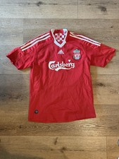 Liverpool FC 2007 Home Jersey Carlsberg Fernando Torres Red Men’s Small
