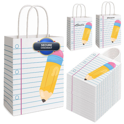 Fogwowo 36Pcs Back To School Gift Bags Teacher Gift Bags Bulk School Gifts Bag