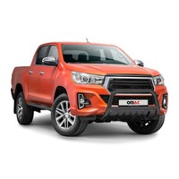 Stahl FrontbüGel FrontschutzbüGel FüR Toyota Hilux 2018-2020 Mit ABE Schwarz