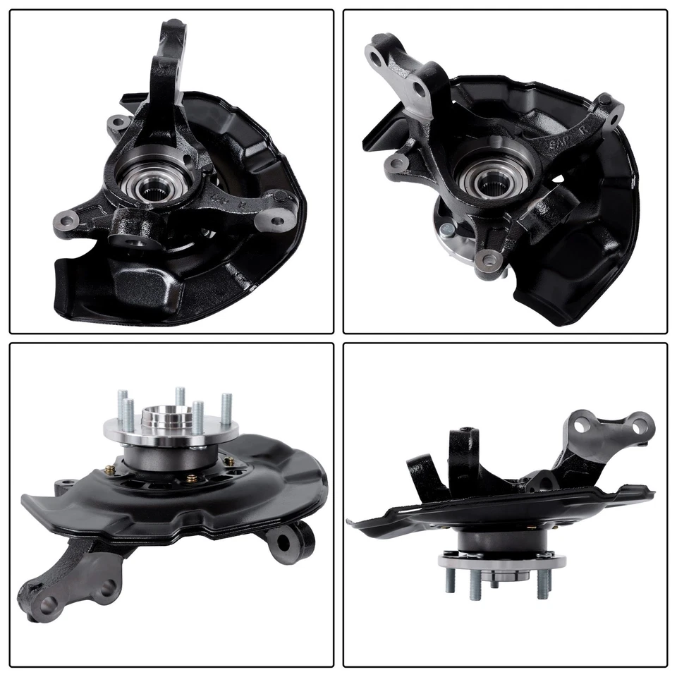 Par de cojinetes de nudillo de dirección y cubo de rueda delanteros para Lexus ES350 07-12 Foto 2 de 4