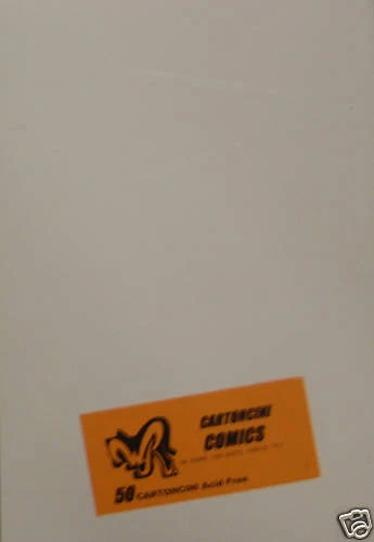 50 CARTONCINI COMICS - WR BUSTE per albi Corno, Panini, Usa Silver Age