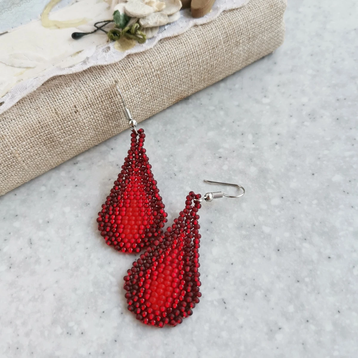 Dangle hotsell bead earrings