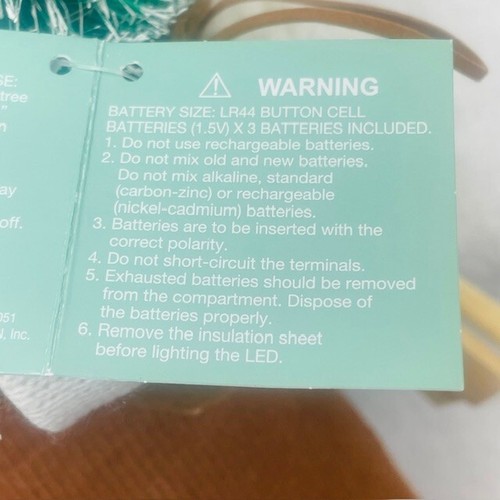 Rustikaler Wunder Winter Ski Wichtel mit Etikett - 28" hoch - LED - Bild 14 von 14