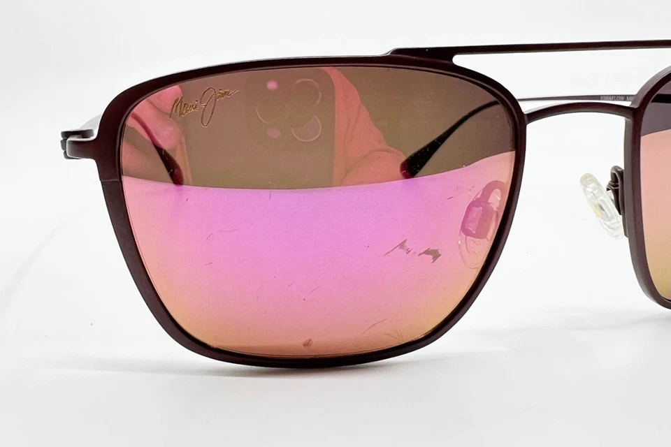 Gafas de sol Maui Jim Ebb & Flow MJ542-07M rosa titanio aviador 54-20-145 7967 Foto 2 de 4