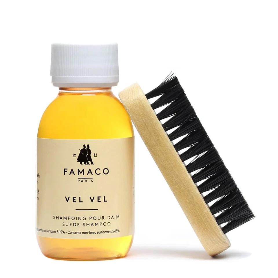 Detergente Neutro per Pulire Scarpe in Camoscio e Nabuk - Famaco Paris Vel Vel