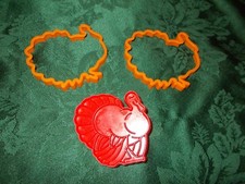 3 TURKEY Thanksgiving Cookie Cutter - Tupperw...