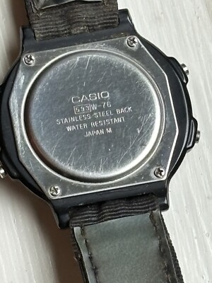 Casio Vintage 593 W-76 Digital Watch, Works, WELL USED | eBay