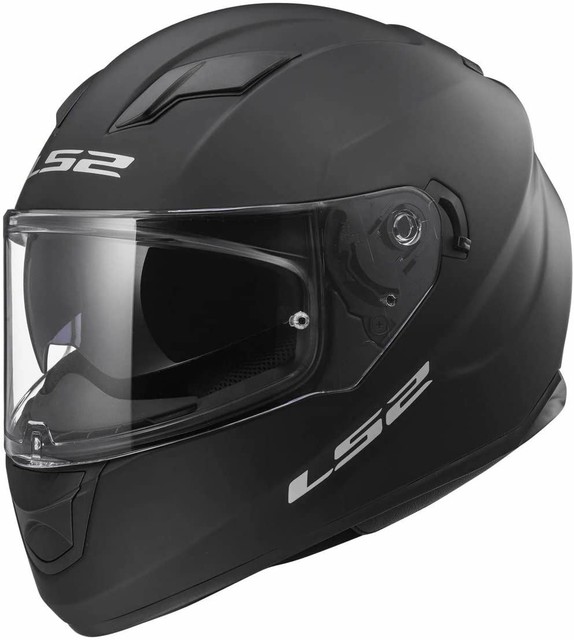 LS2 Helmet Solid Gloss Black L / 328 