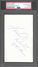 Fred Dean  SF 49'ers  SIGNED AUTOGRAPH 3x5 INDEX CARD  PSA / DNA AUTHENTIC  B