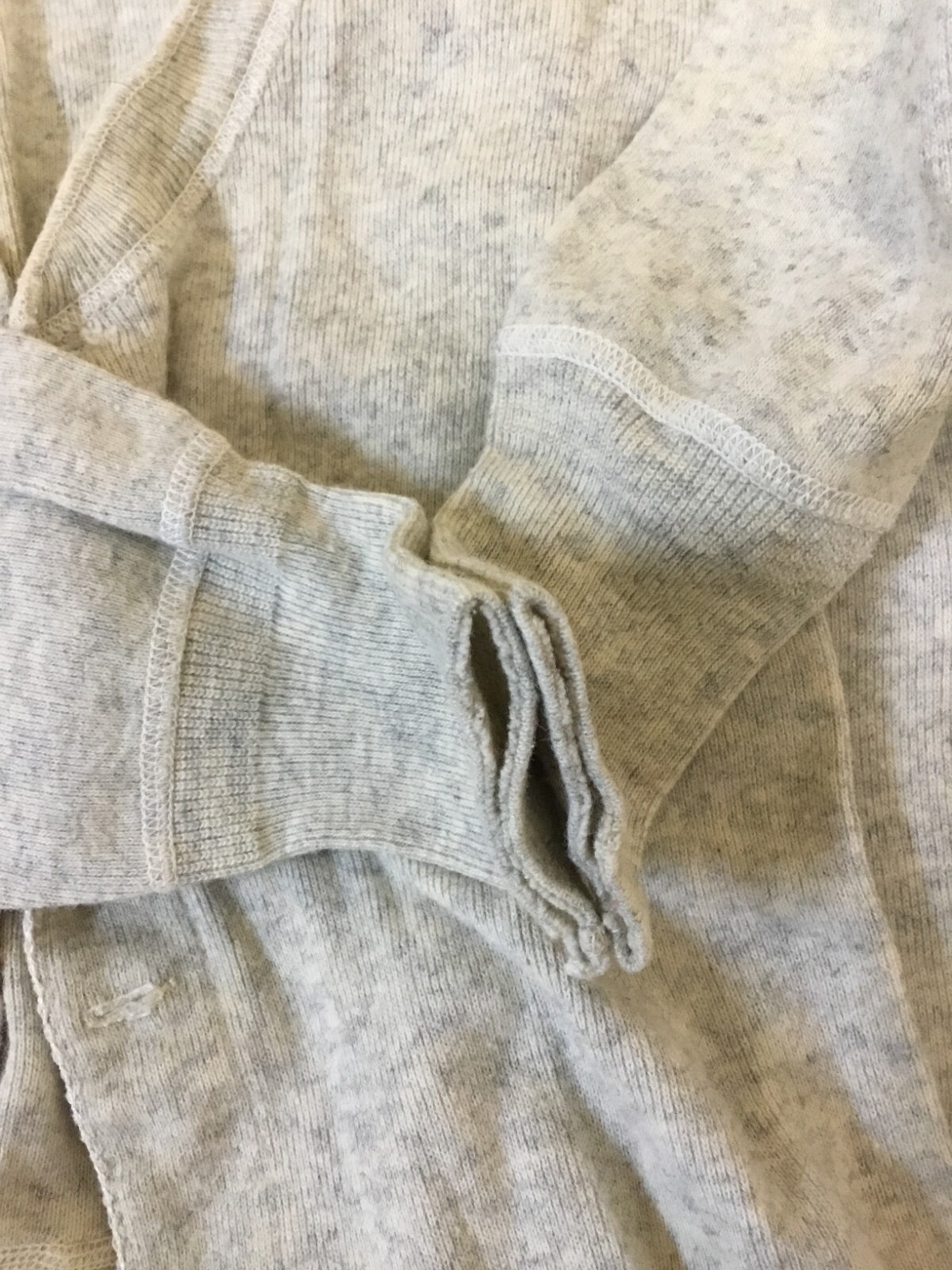 Vintage wool UNION SUIT Faith LONG JOHNS one piece ML clean rear flap