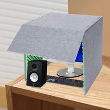 Green Portable Soundproof Booth Studio Sound Recording Desktop Soundproof Cover