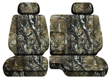 Truck bench seat covers camo woods fits 95-00Toyota Tacoma 60-40 seats+2HR