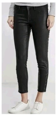 Jean Legging Gap Noir - Taille 6 (28 Pouces) - Côtés à Pressions - Occasion Très Bon état