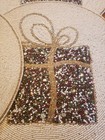 Cynthia Rowley Set of 4 Beaded Chargers Placemats Christmas Present Holiday 15" — photo 6