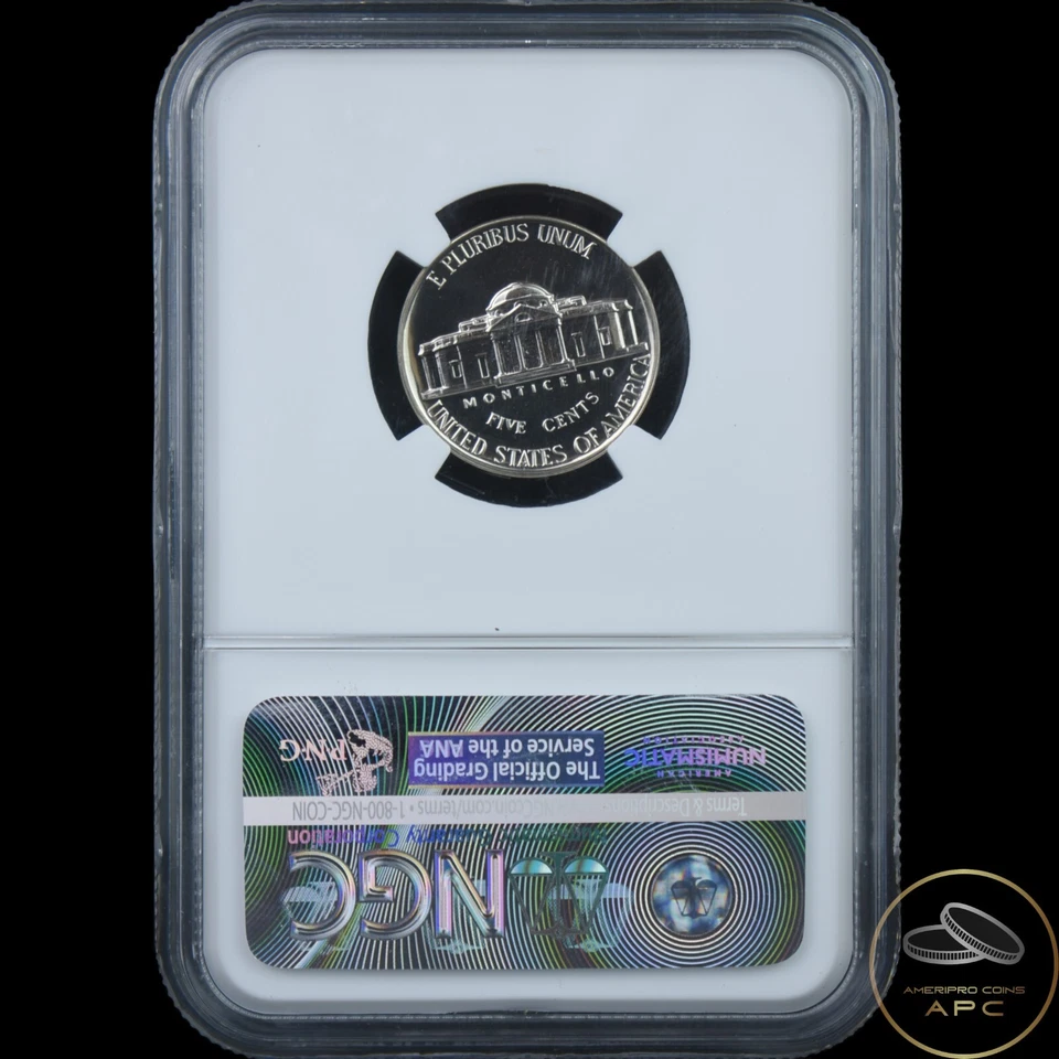 1953 Jefferson Nickel NGC MS 67 High Grade Proof - Image 2 of 2