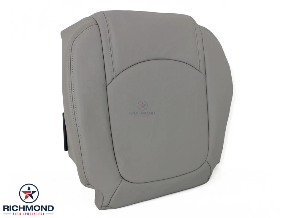 Saturn Outlook 2008 2009 - Cubierta de asiento de cuero de repuesto inferior del lado del conductor gris Foto 2 de 4