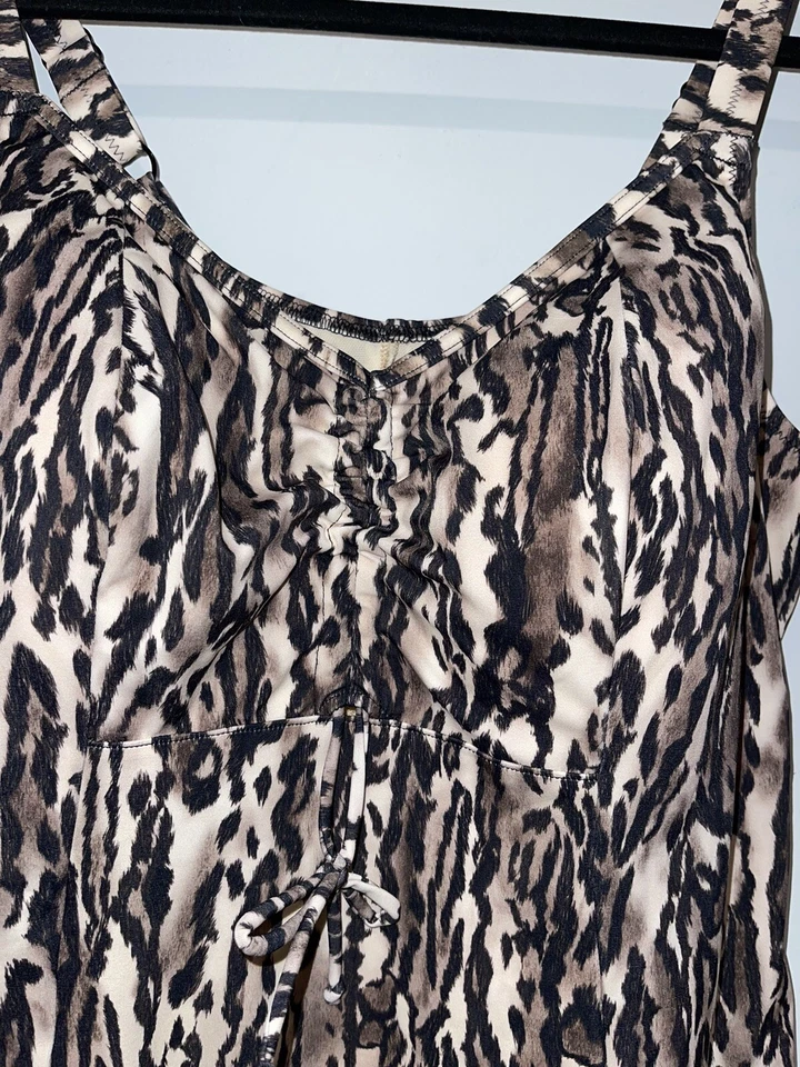 ELOMI FIERCE BLACK SOFT CUP MOULDED TANKINI Swim TOP UK 18 US 14 - Image 3 of 4