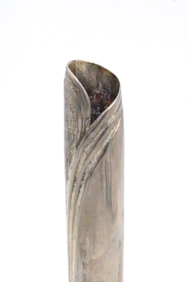 WMF versilberte Orchideenvase Blumenvase mit Fuß Vintage Art Deco H 20,5 cm - Bild 2 von 4