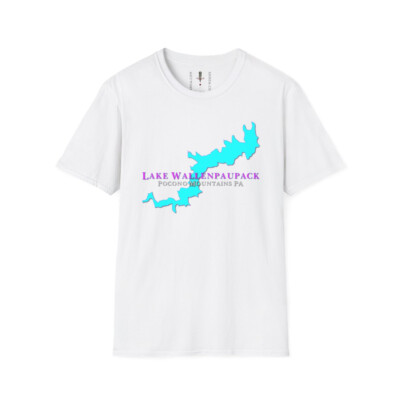 Lake Wallenpaupack Pocono Mountains PA Pennsylvania Turquoise Magenta Print