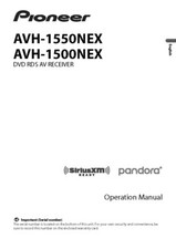 Pioneer AVH-1500NEX AVH-1550NEX AV Receiver O...