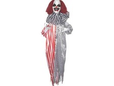 Shaking Clown 5ft Animated Halloween Prop Carnival Circus Light Up Animatronic