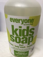 Everyone for Everybody KIDS Soap Tropical Coconut Twist Shampoo Body Wash Bubble