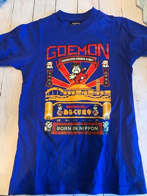 Gamer Tee- video Gamer -Games Glorious Mens Tshirt-Goemon- Konami Digital - SM