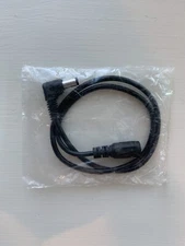 20 1/4” DC Power Right Angle M/F Cable Extension 5.5mm x 2.1mm CCTV Camera DVR