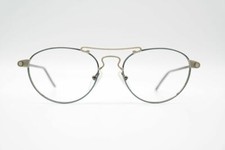 Vintage Eyethink Men 54 18 135 Black Green Oval Glasses NOS