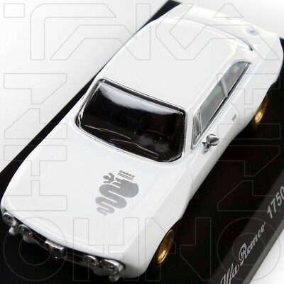 Alfa Romeo 1750 GT Am 1970 Minicar Collection 4 KYOSHO 1:64 White + Biscione NIB